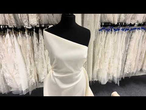 Mikado en mélange de soie blanche - P596