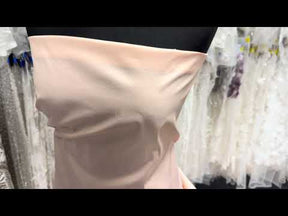 Taffetas de polyester couleur huître - P75
