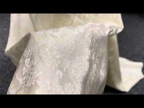 Brocart Jacquard Champagne - Cornouailles