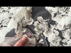Dentelle perlée ivoire - Masuka