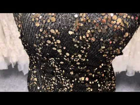 Maille ornée de sequins dorés - Connexion