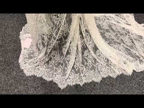 Dentelle Pailletée Ivoire - LB6004