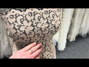 Dentelle française Cordonnet - café - LA4008