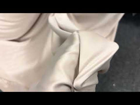 Crêpe satinée en polyester champagne - P60