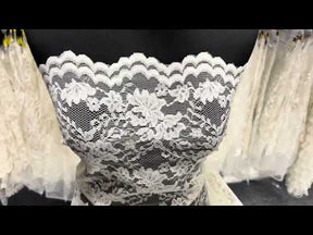 Dentelle Raschel Ivoire Foncé - P384