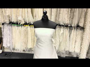 Brocart ivoire en mélange de soie italienne - BR1020
