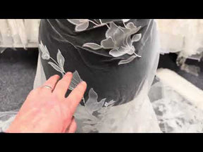 Ivory Embroidered Lace - Santana