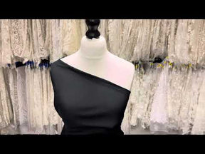 Tissu Mousseline Noir - Serendipity