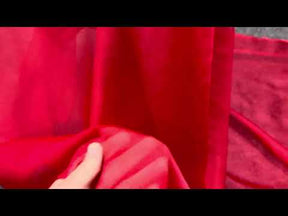 Mousseline de Polyester Rouge - Honesty