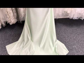 Satin Polyester Menthe Poivrée - Classique (CF)