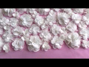Dentelle 3D Ivoire - Peta