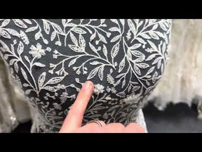 Tulle brodé de perles - EB1108