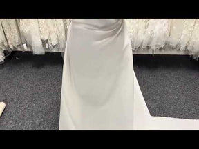 Satin mélangé soie ivoire - PS4002