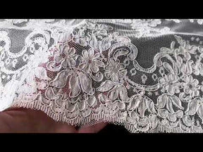 Dentelle ivoire à cordon - Padma