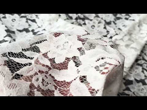 Dentelle Raschel ivoire - Jenica