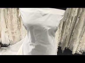 Taffetas ivoire en polyester - P599