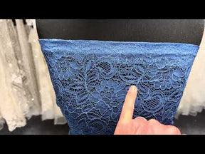Dentelle Cordée Bleu Riviera - Tocca