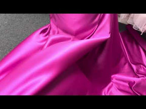 Satin Duchesse Polyester Cerise - Contessa