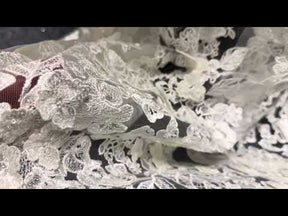 Dentelle Brodée 3D Ivoire - Hunter