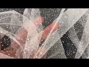 Ivory Glitter Tulle - Blinder