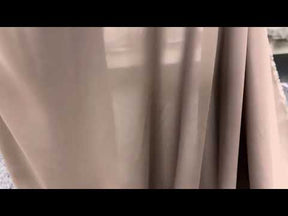 Tissu Mousseline de Polyester Taupe - Serendipity