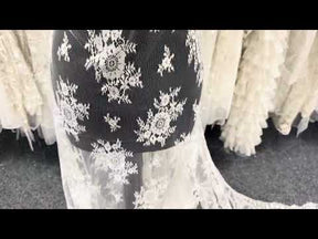 Ivory Leavers Lace - P166