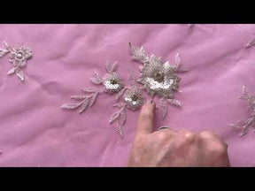 Dentelle Paillette Ivoire - Arvid