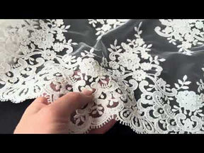 Dentelle Cordonnée Ivoire - LA7008