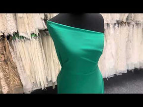 Mousseline de polyester vert émeraude - Benevolence