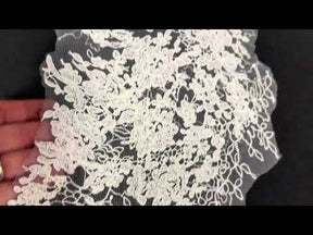 Passementerie en dentelle cordonnée ivoire - Darko