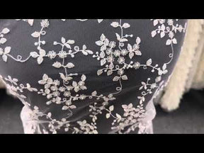 Dentelle perlée blanche - Fearne
