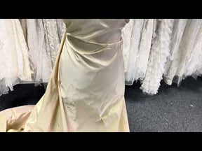 Taffetas Polyester Rose/Vert - P600