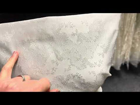 Tissu Jacquard Ivoire - Anvers