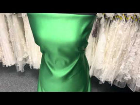 Satin Duchesse Polyester Émeraude - Contessa