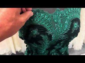 Bouteille en dentelle de velours 3D - EB3023