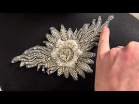 Applique en cristal brodée - Gallia