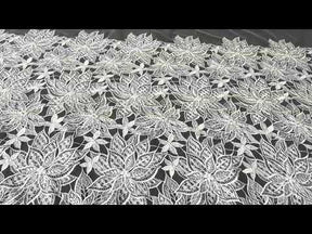 Dentelle Brodé Ivoire - Lalita