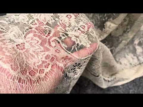 Beige Silk Italian Lace - P282