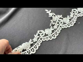 Dentelle Guipure Ivoire - T830