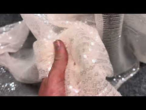 Tulle à sequins brodé rose pâle – EB3020