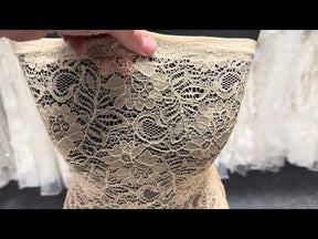 Dentelle cordée champagne - Tocca