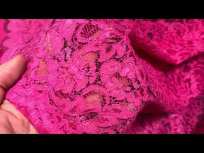 Dentelle rose fuchsia - P947