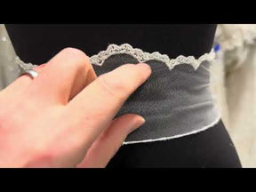 Bordure en dentelle ivoire - T208