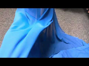 Mousseline de Polyester Bleu Royal - Benevolence