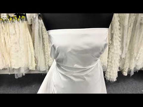 Taffetas de polyester ivoire pâle - P599