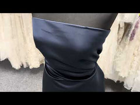 Satin Duchesse Polyester Marine - Contessa
