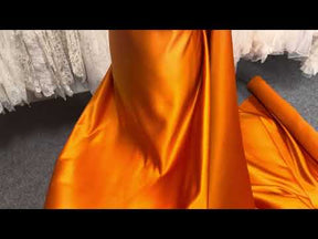 Satin Polyester Orange - Contessa