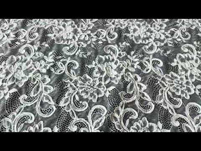 Dentelle cordée ivoire - P210