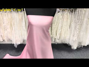Crêpe de laine italien stretch rose clair - PH4002