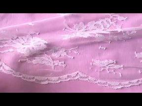 Dentelle Raschel de mariée ivoire - Dolores